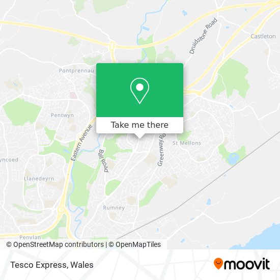 Tesco Express map