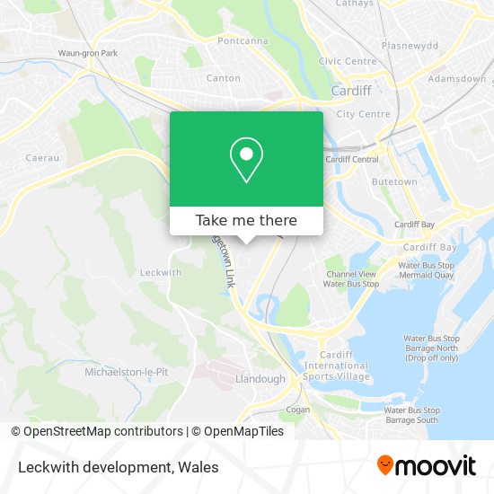 Leckwith development map