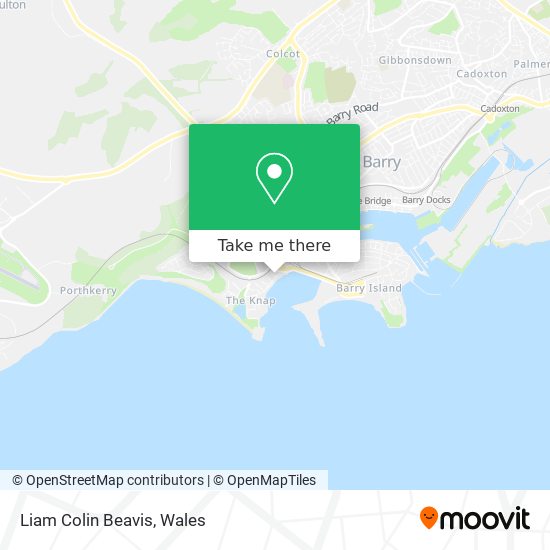 Liam Colin Beavis map