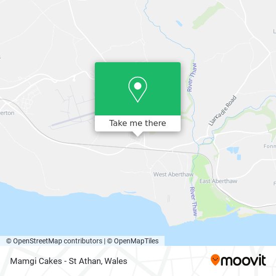 Mamgi Cakes - St Athan map