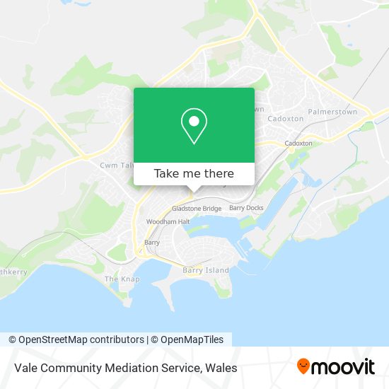 Vale Community Mediation Service map