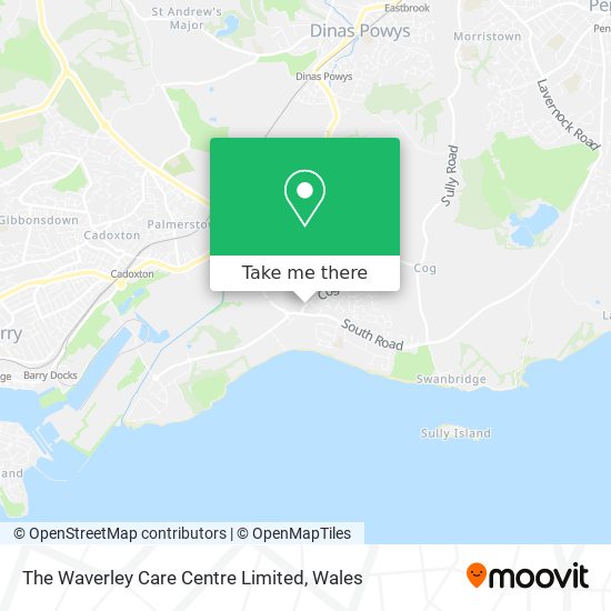 The Waverley Care Centre Limited map
