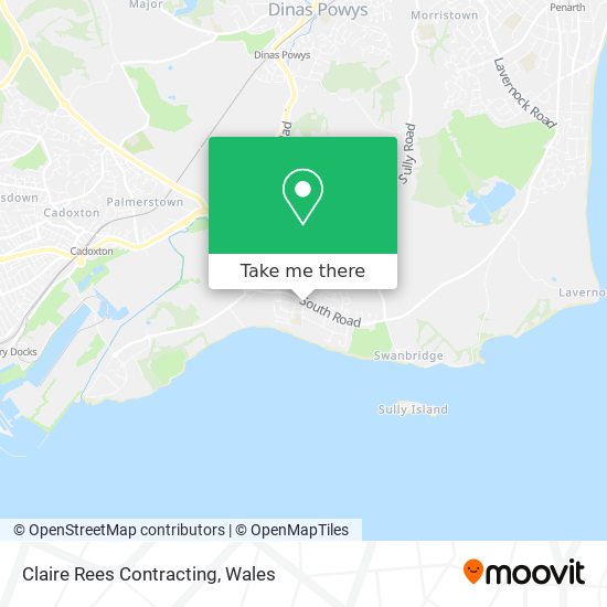 Claire Rees Contracting map