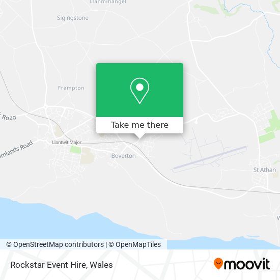 Rockstar Event Hire map