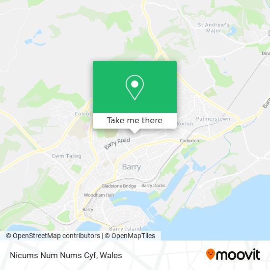 Nicums Num Nums Cyf map
