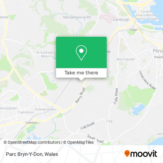 Parc Bryn-Y-Don map