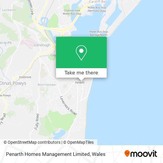Penarth Homes Management Limited map