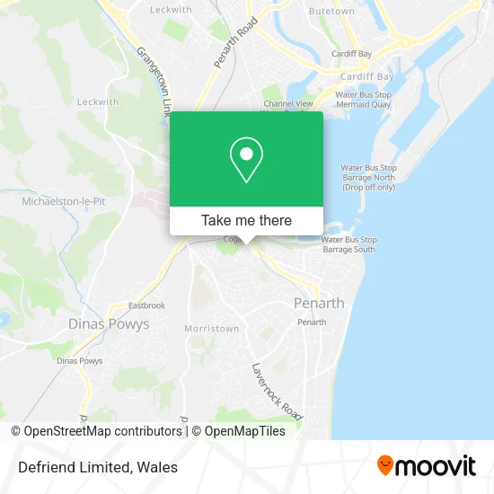 Defriend Limited map