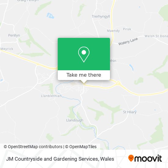 JM Countryside and Gardening Services map