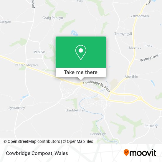 Cowbridge Compost map