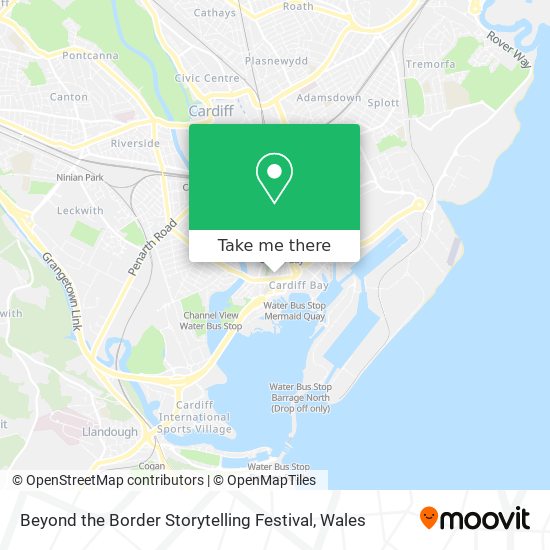 Beyond the Border Storytelling Festival map