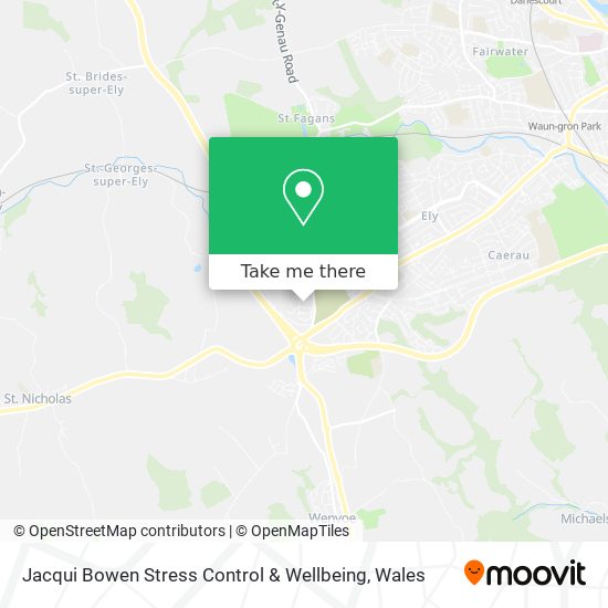 Jacqui Bowen Stress Control & Wellbeing map