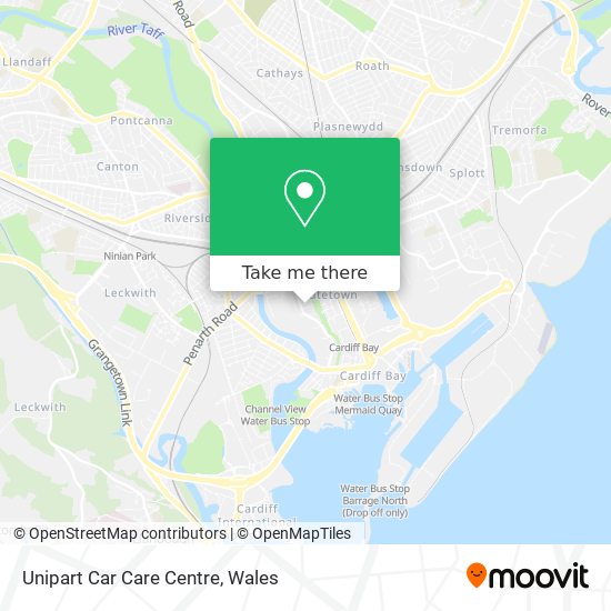 Unipart Car Care Centre map