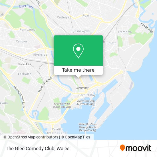 The Glee Comedy Club map
