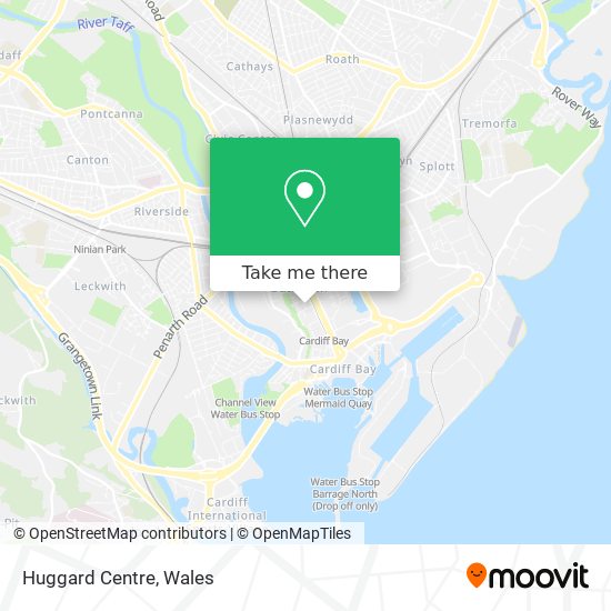Huggard Centre map