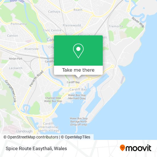 Spice Route Easythali map