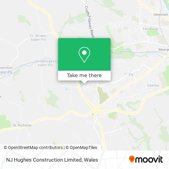 NJ Hughes Construction Limited map