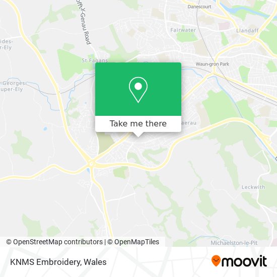 KNMS Embroidery map