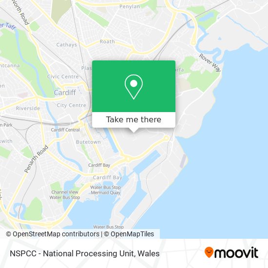 NSPCC - National Processing Unit map