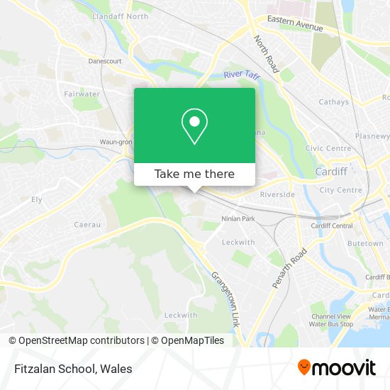 Fitzalan School map