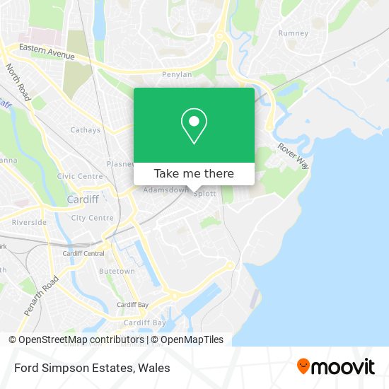 Ford Simpson Estates map