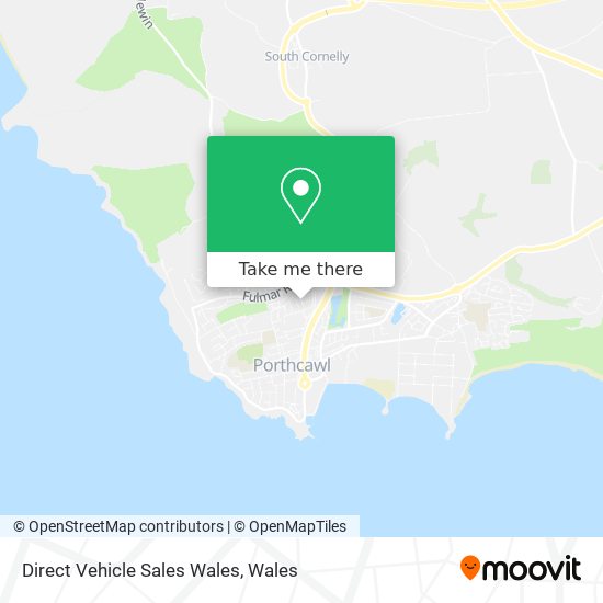 Direct Vehicle Sales Wales map