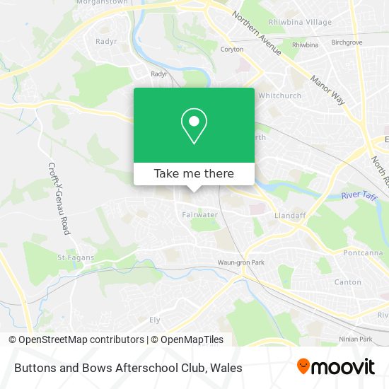 Buttons and Bows Afterschool Club map