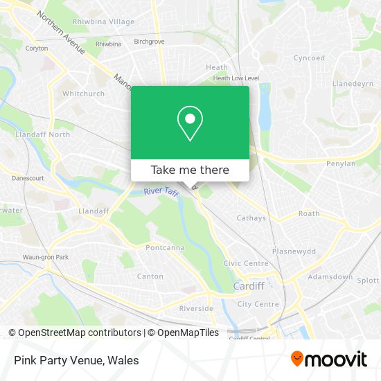 Pink Party Venue map