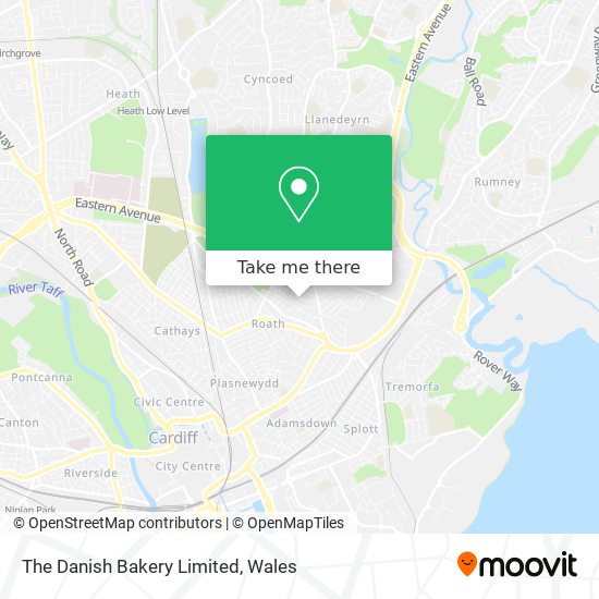 The Danish Bakery Limited map