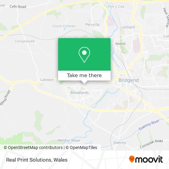Real Print Solutions map