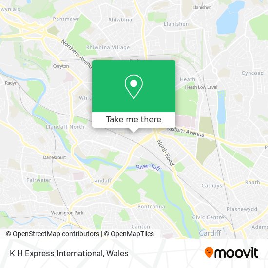 K H Express International map