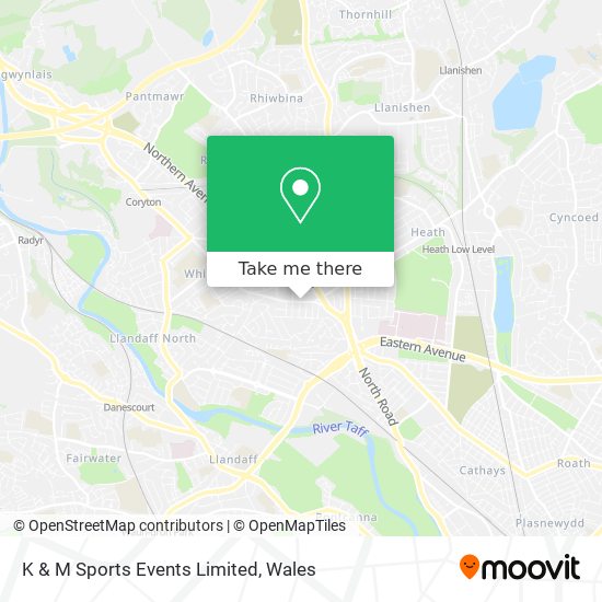 K & M Sports Events Limited map