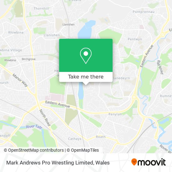Mark Andrews Pro Wrestling Limited map