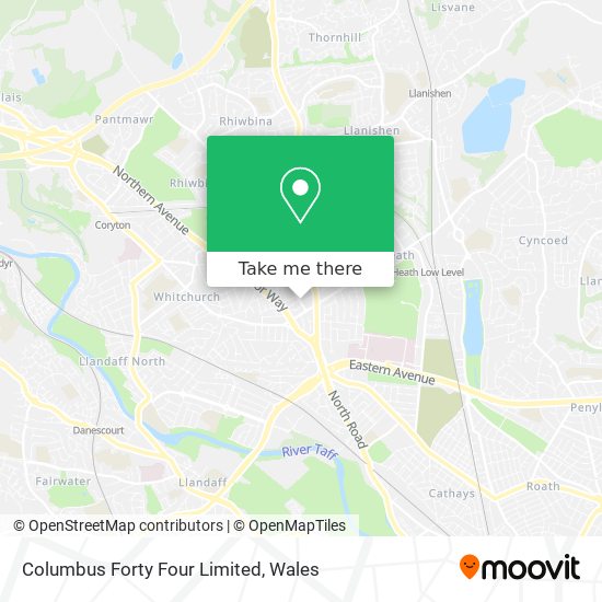 Columbus Forty Four Limited map