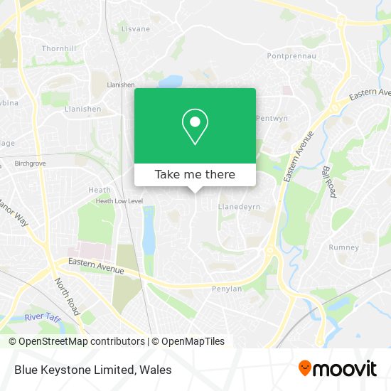 Blue Keystone Limited map
