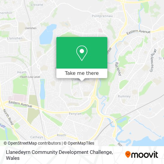 Llanedeyrn Community Development Challenge map