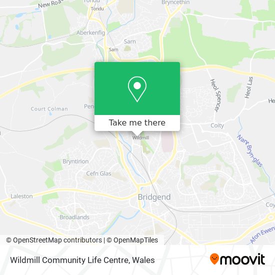 Wildmill Community Life Centre map
