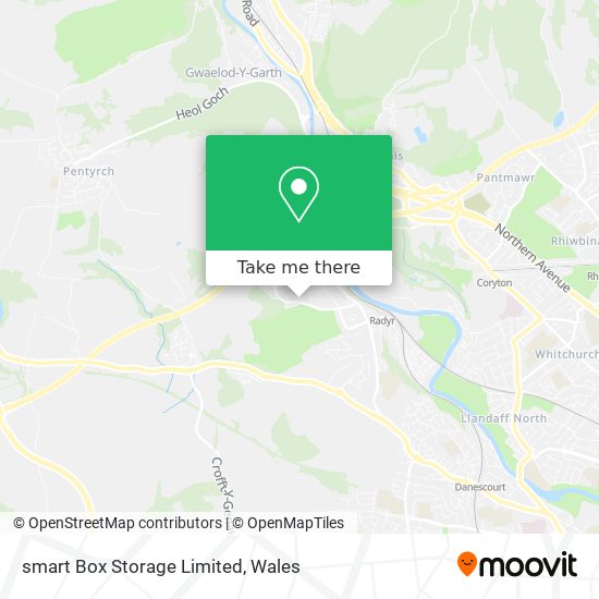smart Box Storage Limited map