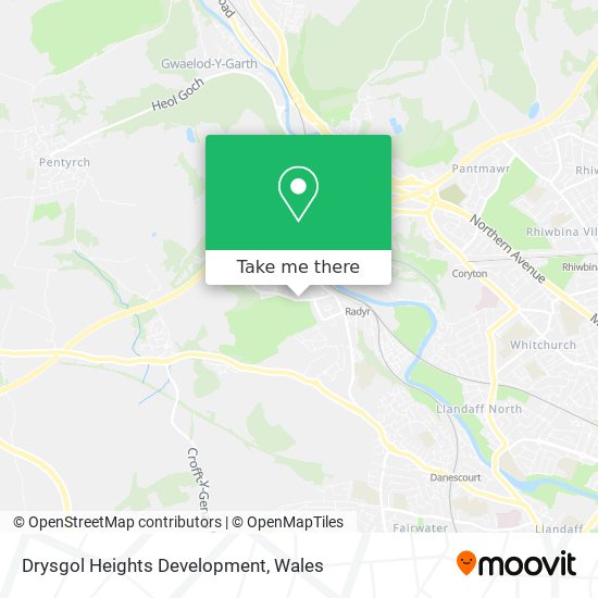 Drysgol Heights Development map