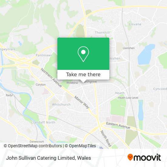 John Sullivan Catering Limited map