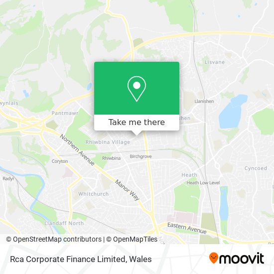 Rca Corporate Finance Limited map