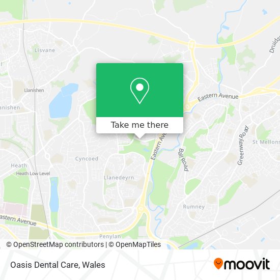 Oasis Dental Care map