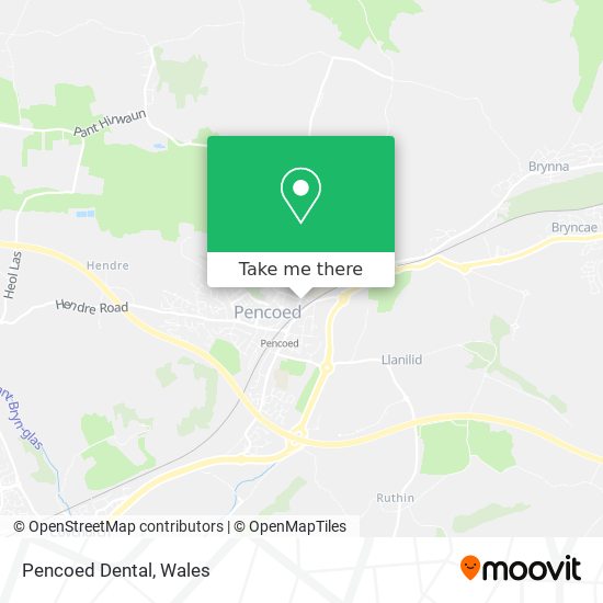 Pencoed Dental map