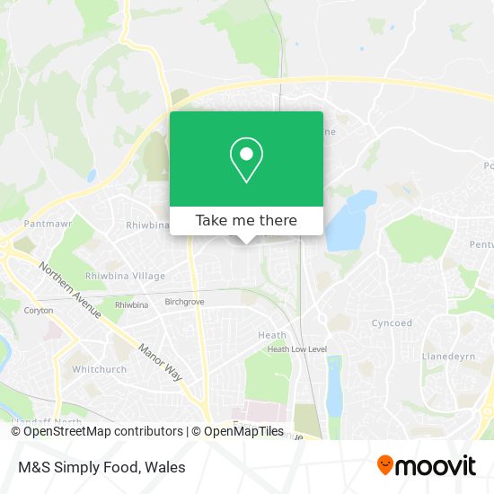 M&S Simply Food map