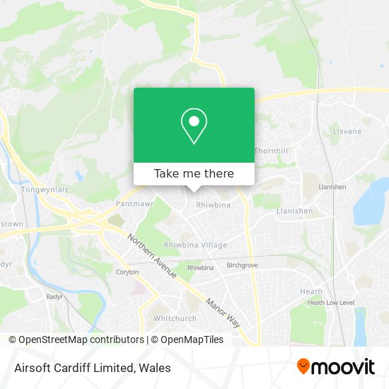 Airsoft Cardiff Limited map