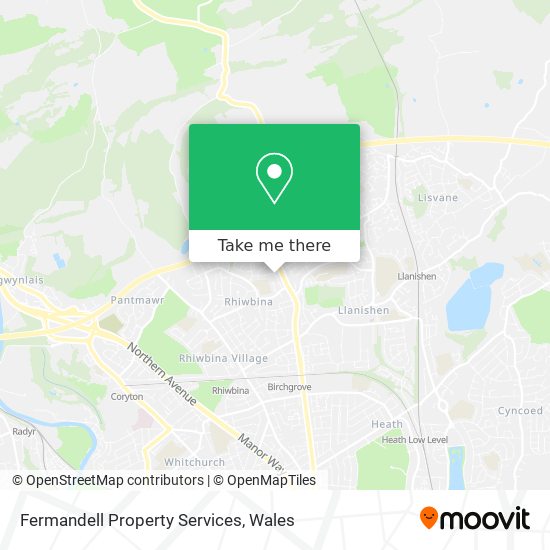 Fermandell Property Services map
