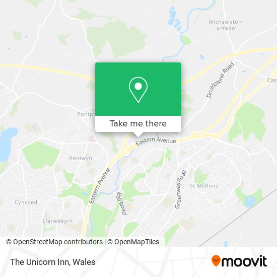 The Unicorn Inn map