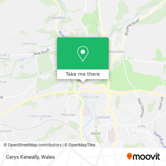 Cerys Keneally map