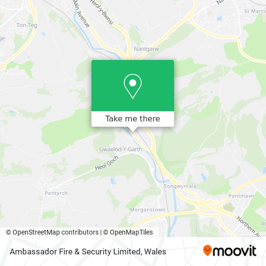 Ambassador Fire & Security Limited map