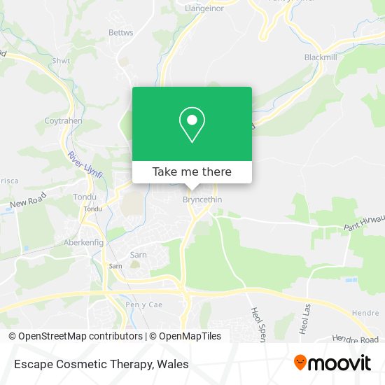 Escape Cosmetic Therapy map